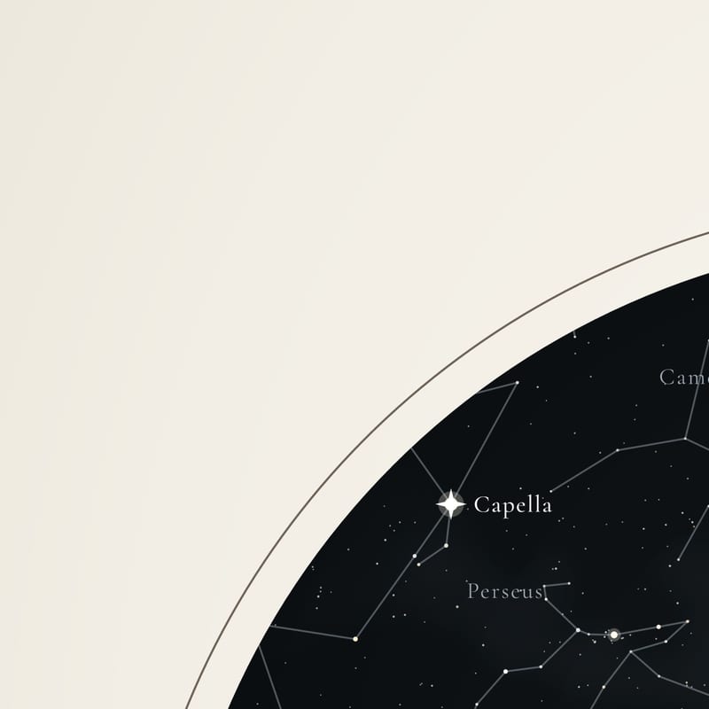The bezel, at print size