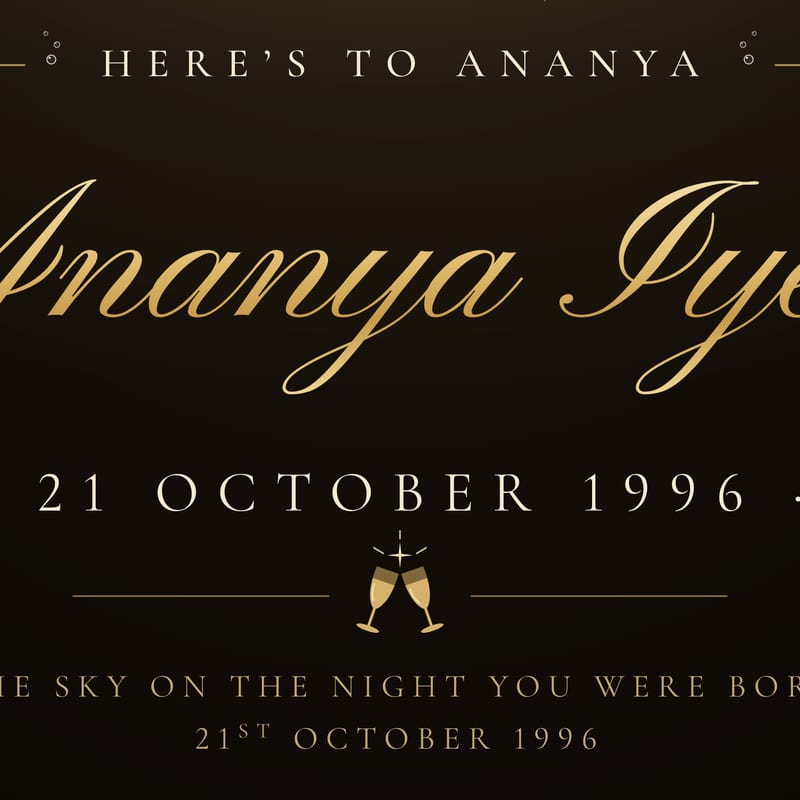 The name and the date