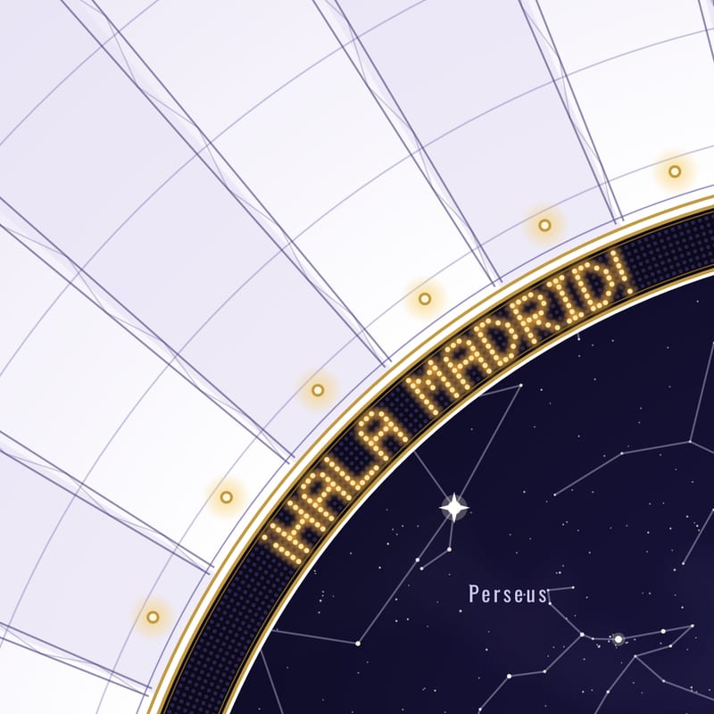 The bezel, at print size